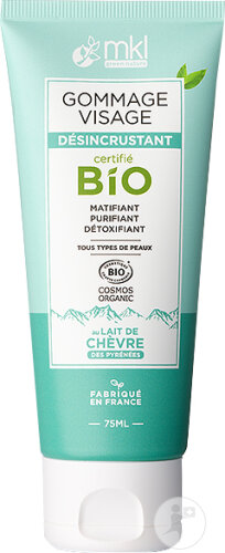 MKL Green Nature Gommage Visage Désincrustant Au Lait De Chèvre Bio 75ml
