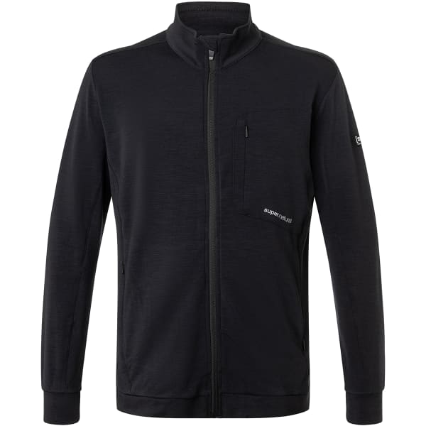 Veste polaire randonnée SUPER.NATURAL M MOTION JACKET JET BLACK