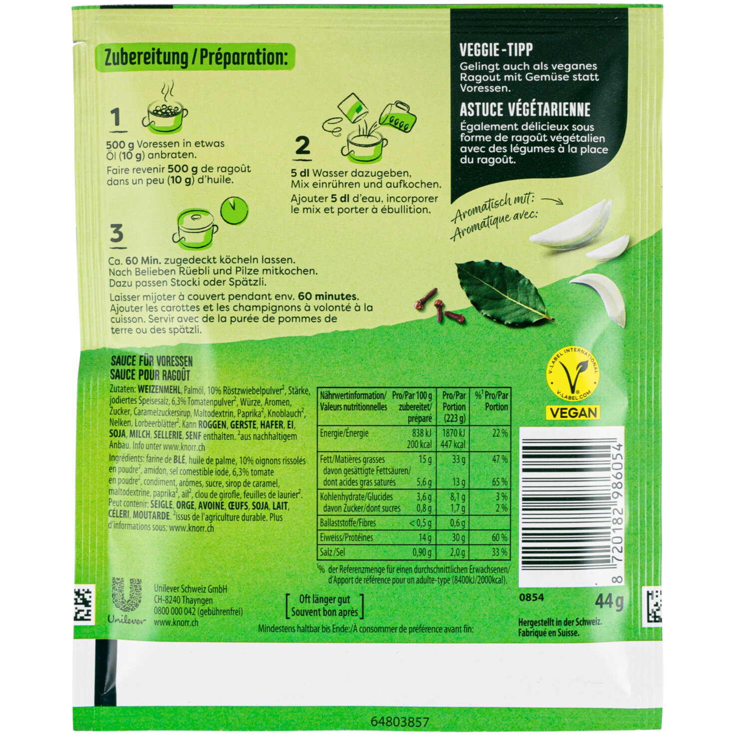 Knorr Mix für Voressen