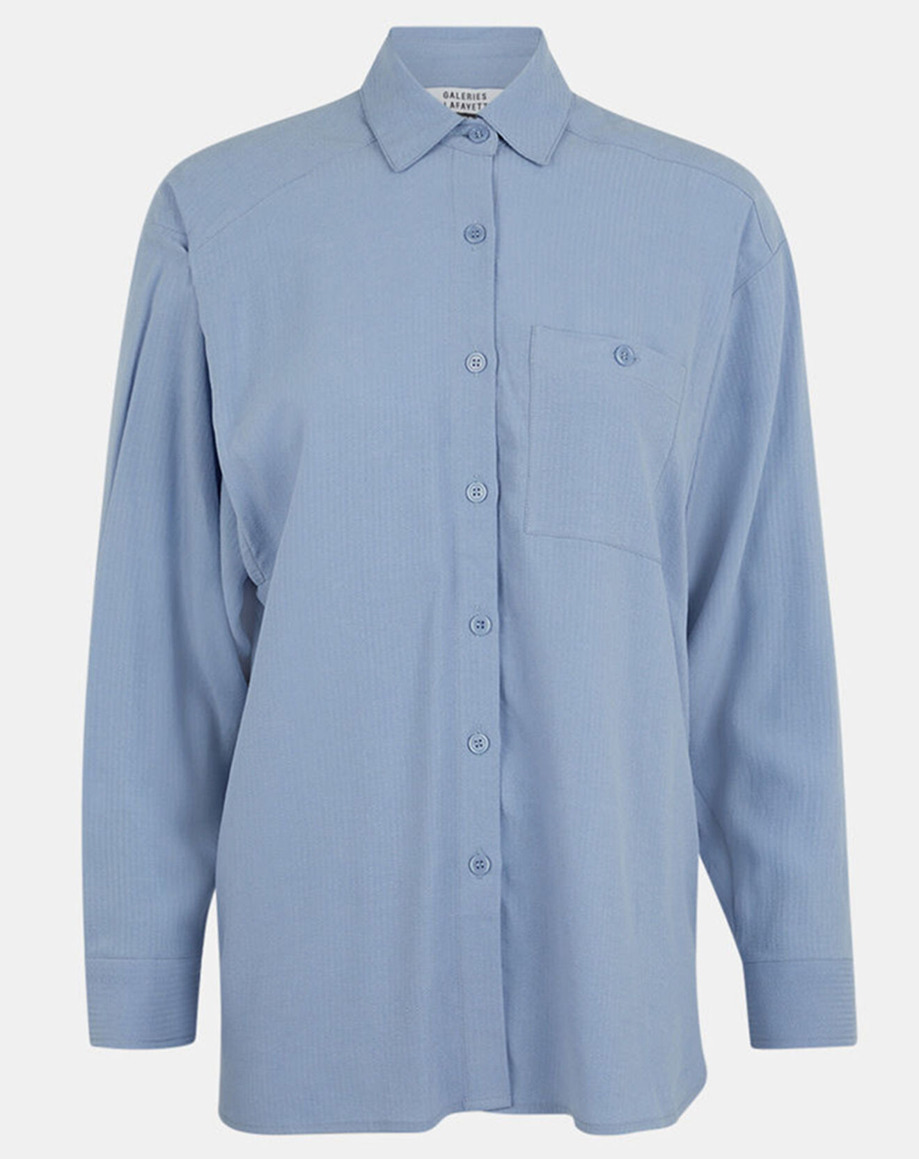 Galeries Lafayette Chemise Paros bleu moyen