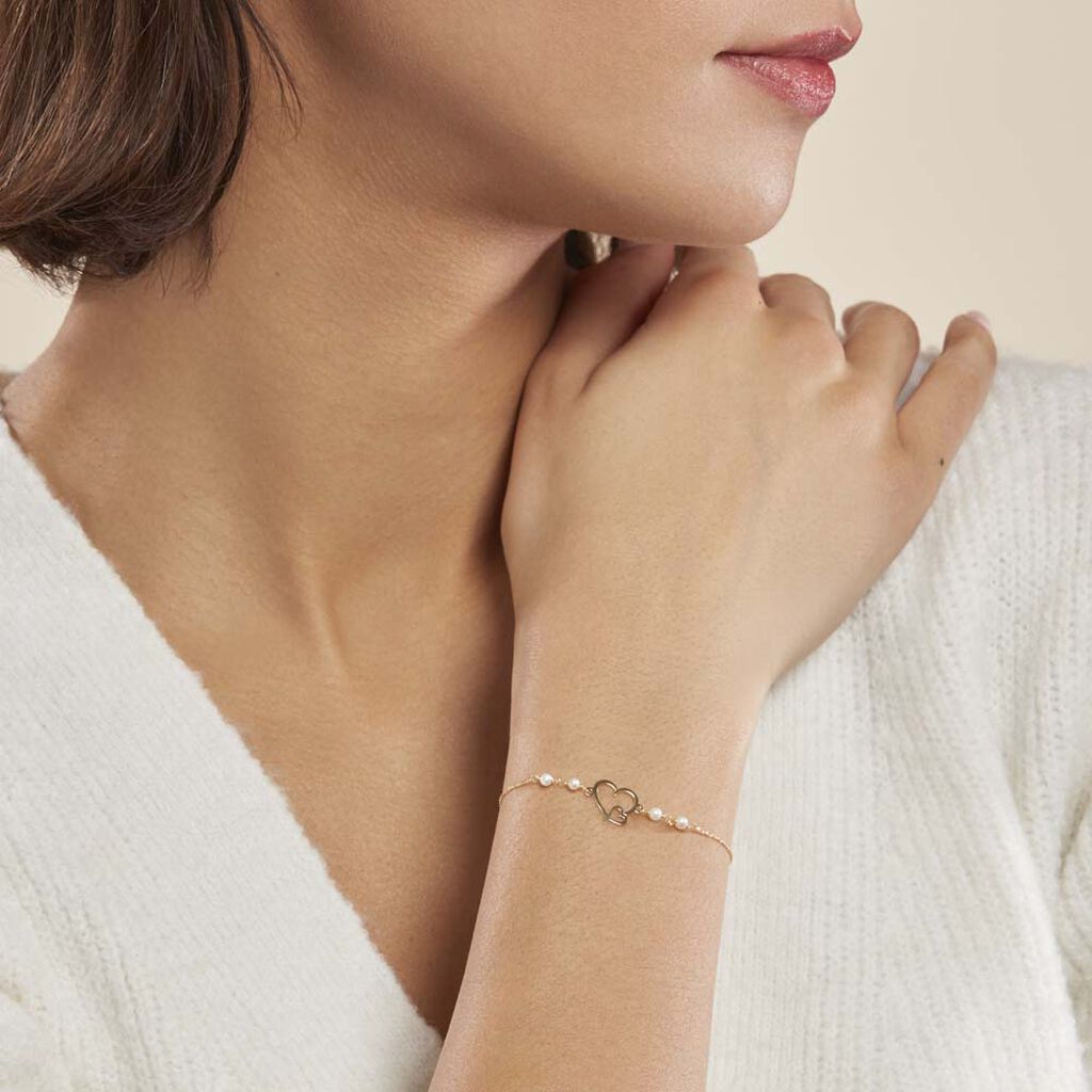 Bracelet Eri Or Jaune Perle De Culture