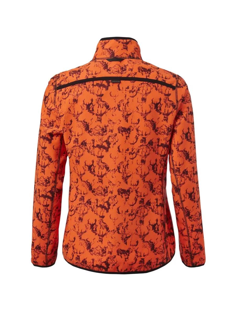 Chevalier Women's Mist Windblocker Reversible Jacket High Vis Orange Deer