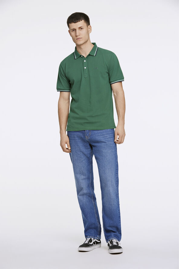 Lindbergh Polo shirt w. contrast piping Grøn