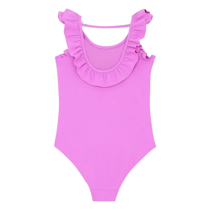 Beachlife Maillot 1 Pièce Volants Texturé | Violet