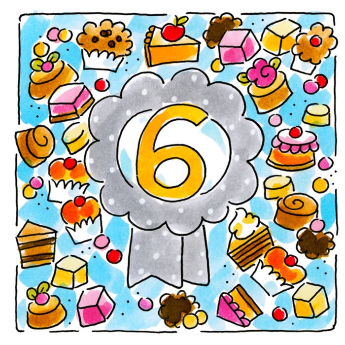 Blond Amsterdam | Verjaardagskaart | 6 jaar