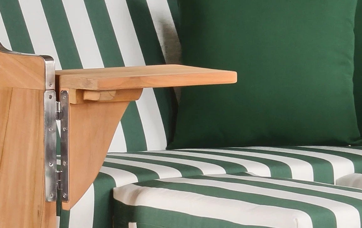 Rantum Teak PE shell strandstoel, design 561