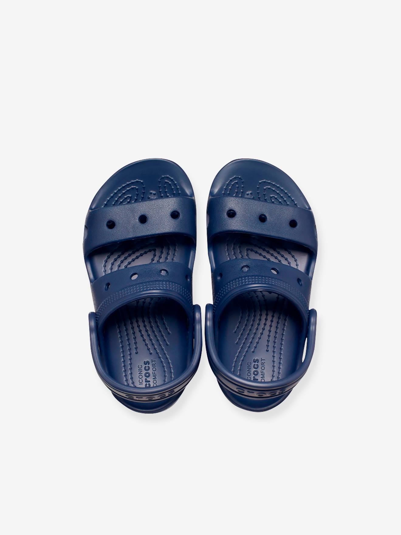 Sandálias Crocs Clássicas para Bebê T CROCS™ Lisas Azul Escuro