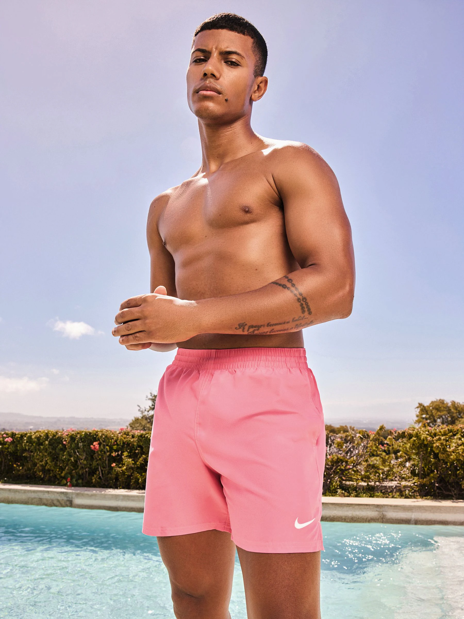 Roze - 5 inch - Nike Essential volley-zwemshort