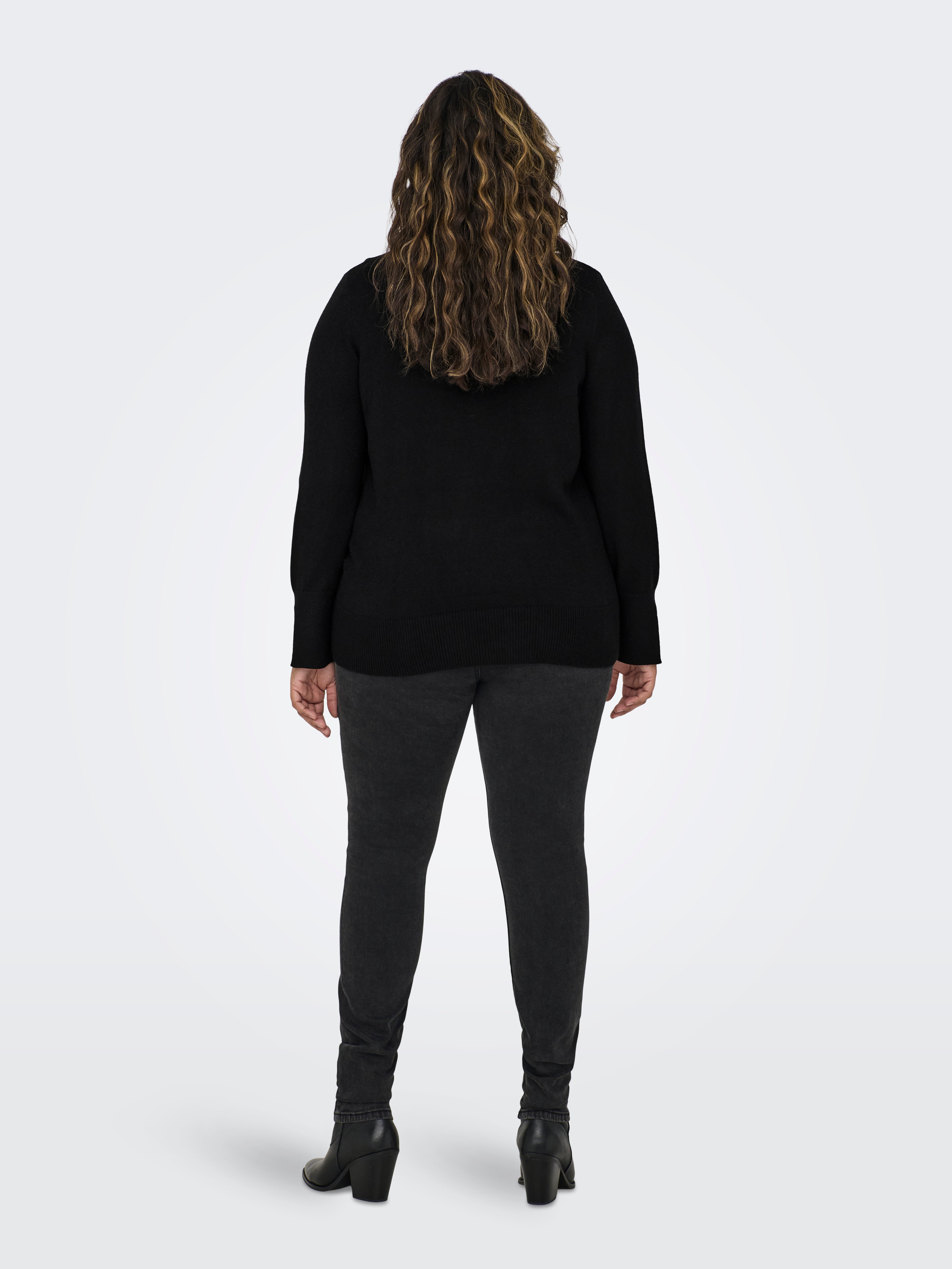 CARFIA Strickpullover Black