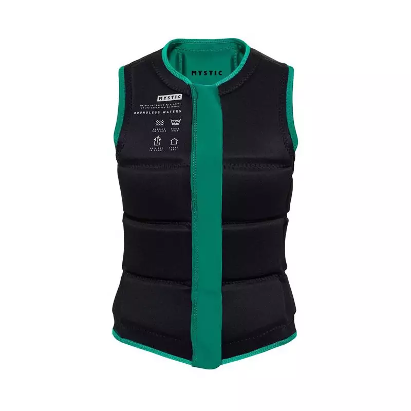 Gilet impact femme MYSTIC Star Fzip Wake Green