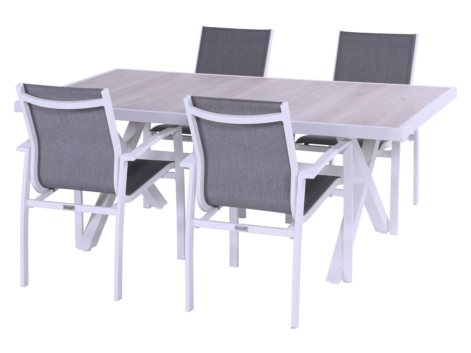 Hartman Canterbury White 186 x 96 tuintafel