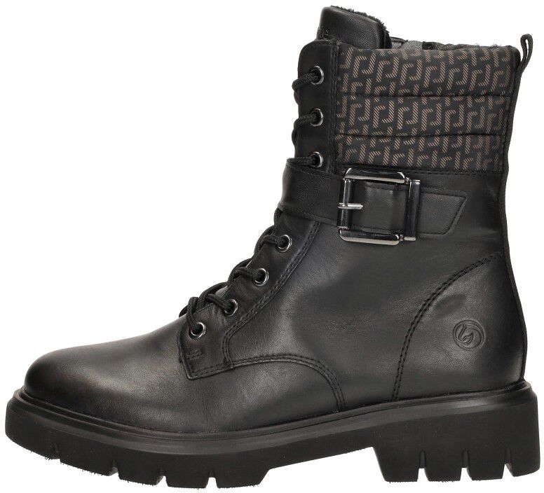 Remonte Veterschoenen Hoog zwart