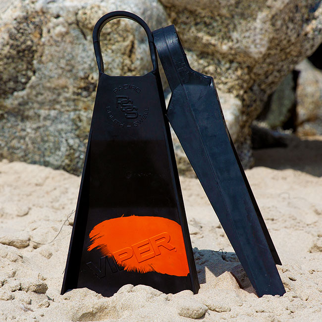 Viper Surfinf Fins Palmes Viper V-5 Flex Orange