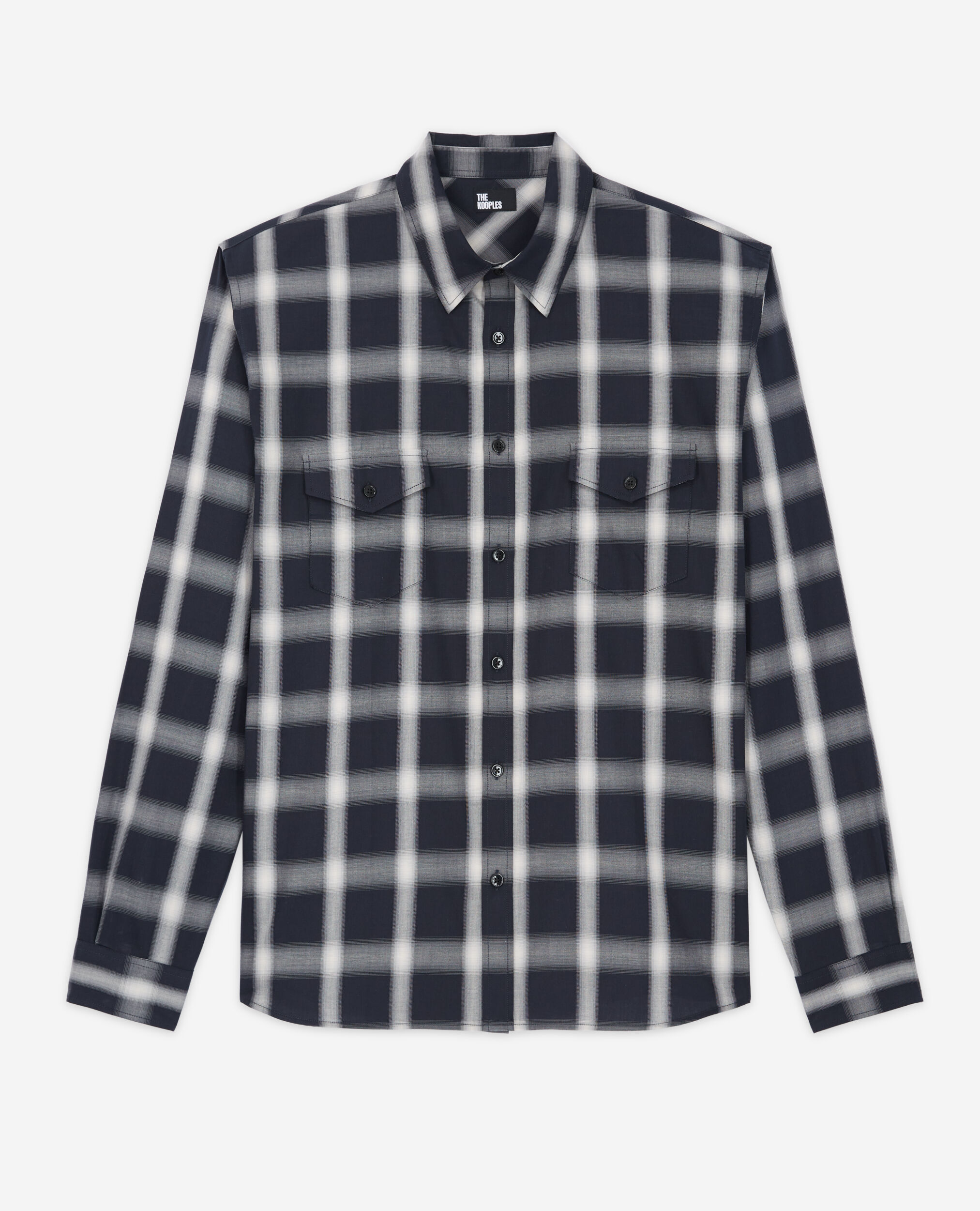 Chemise à carreaux et poches