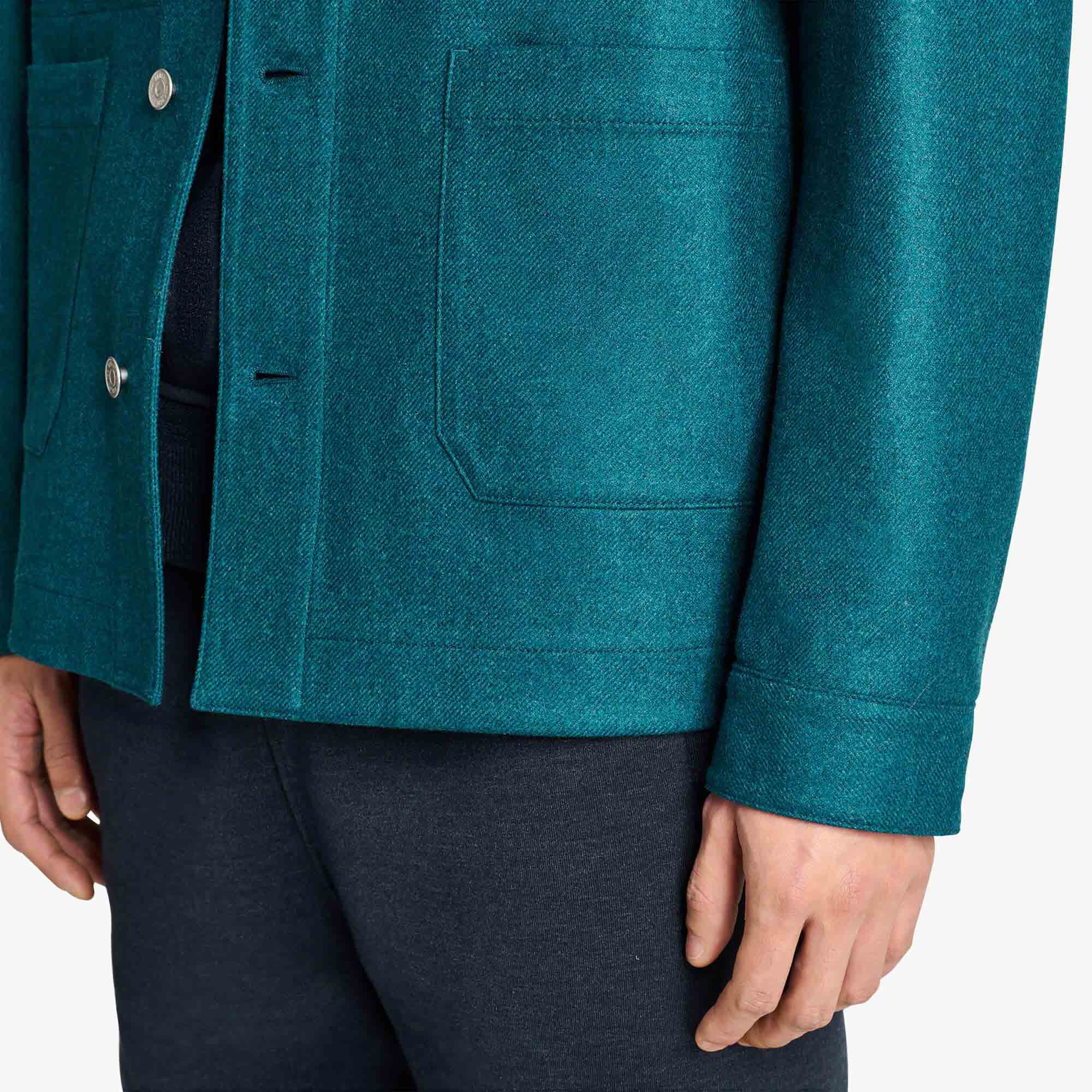 Veste Charbonnier En Laine Technique