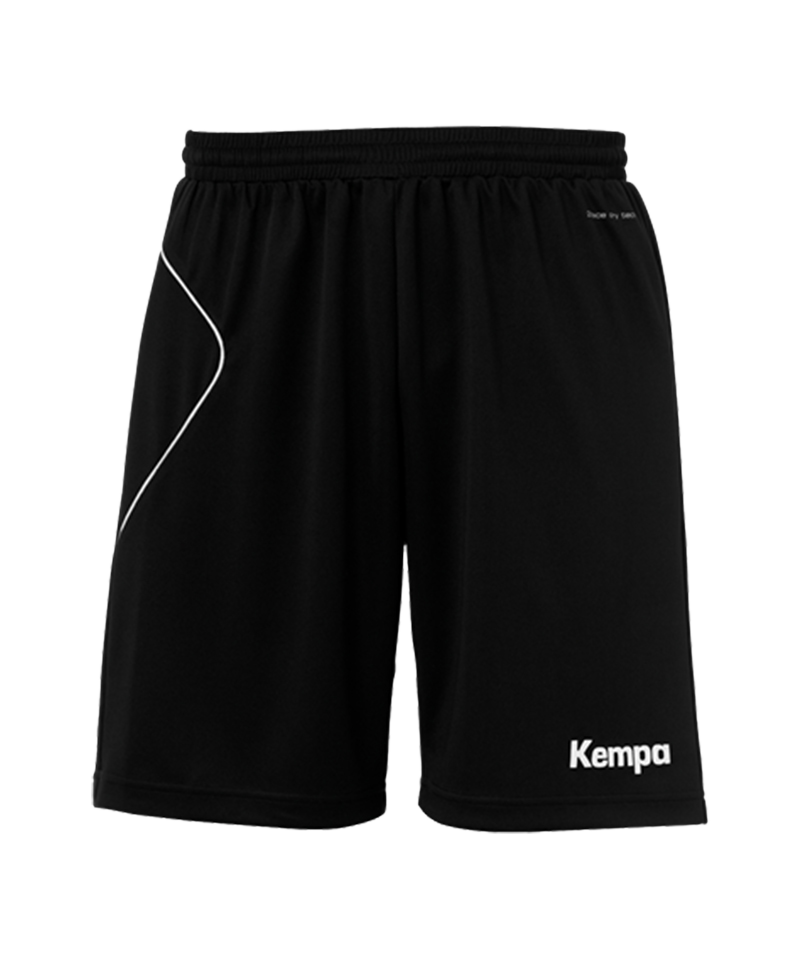 Kempa Curve Short Hose kurz Schwarz Weiss F04
