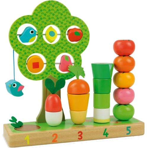 Vilac leren tellen met groente en fruit 2469