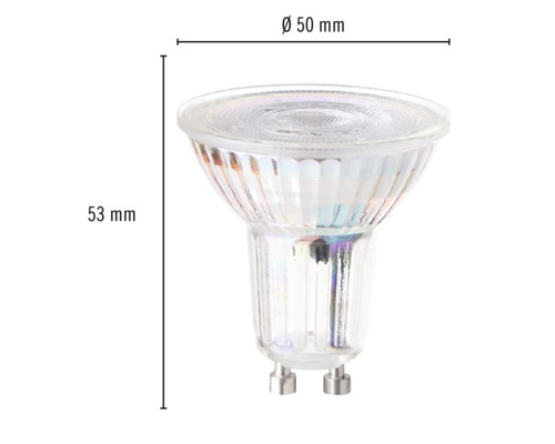 FLAIR LED reflectorlamp dimbaar PAR16 GU10/3,4W (35W) 230 lm 2700 K warm wit helder 36°