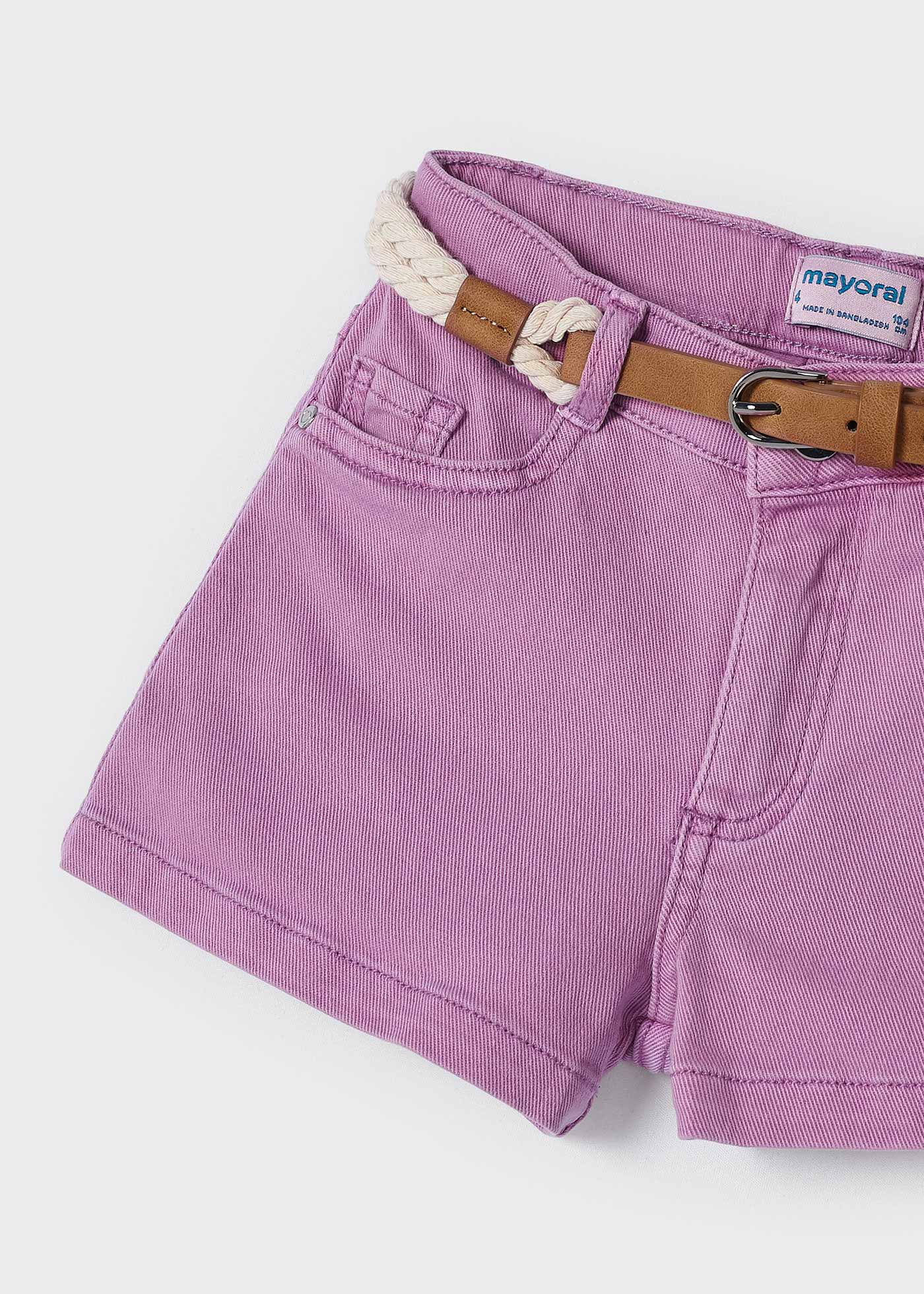 Calção infantil Better Cotton com cinto