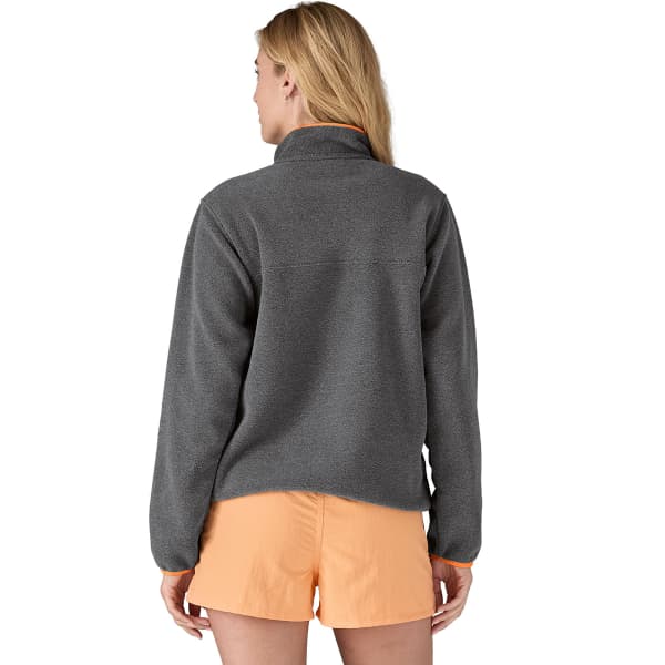 Sweat polaire PATAGONIA W'S LW SYNCH SNAP-T P/O NICKEL W/VIVID APRICOT