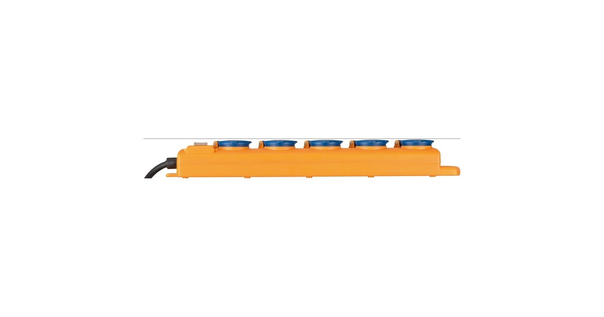 BrennenstuhlSuper-Solid SL 554 stekkerverdeler/outdoor stekkerdoos stekkerdoos  (Geel/blauw)