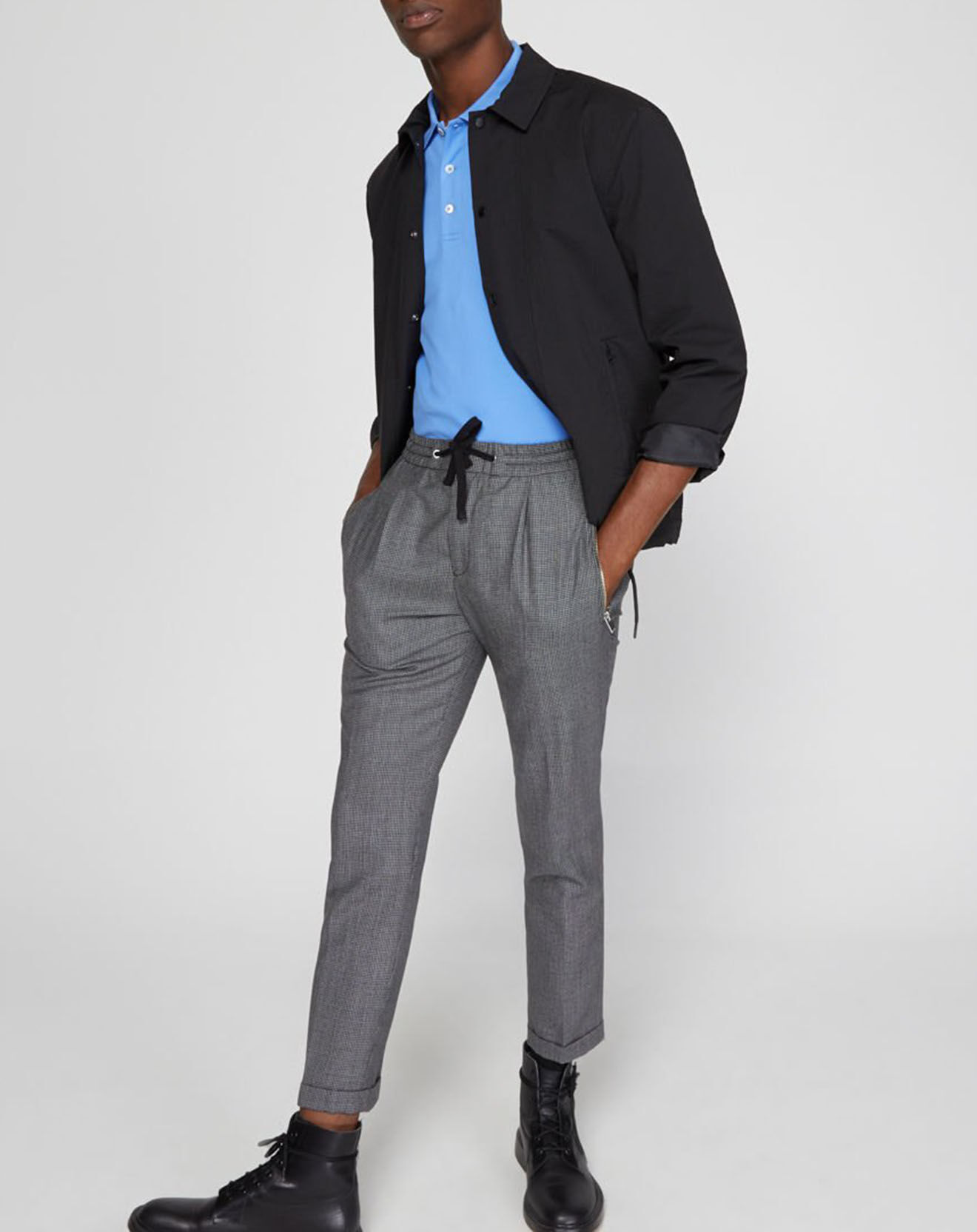 Galeries Lafayette Veste Dwind Coachjacket Seer noire