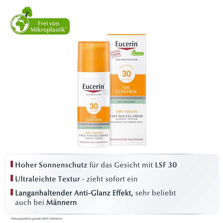 Eucerin Sun Gel-Creme Oil Control LSF 30, 50 ml