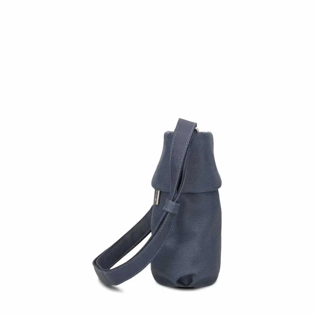 ZWEI Umhängetasche Blau Lederimitat