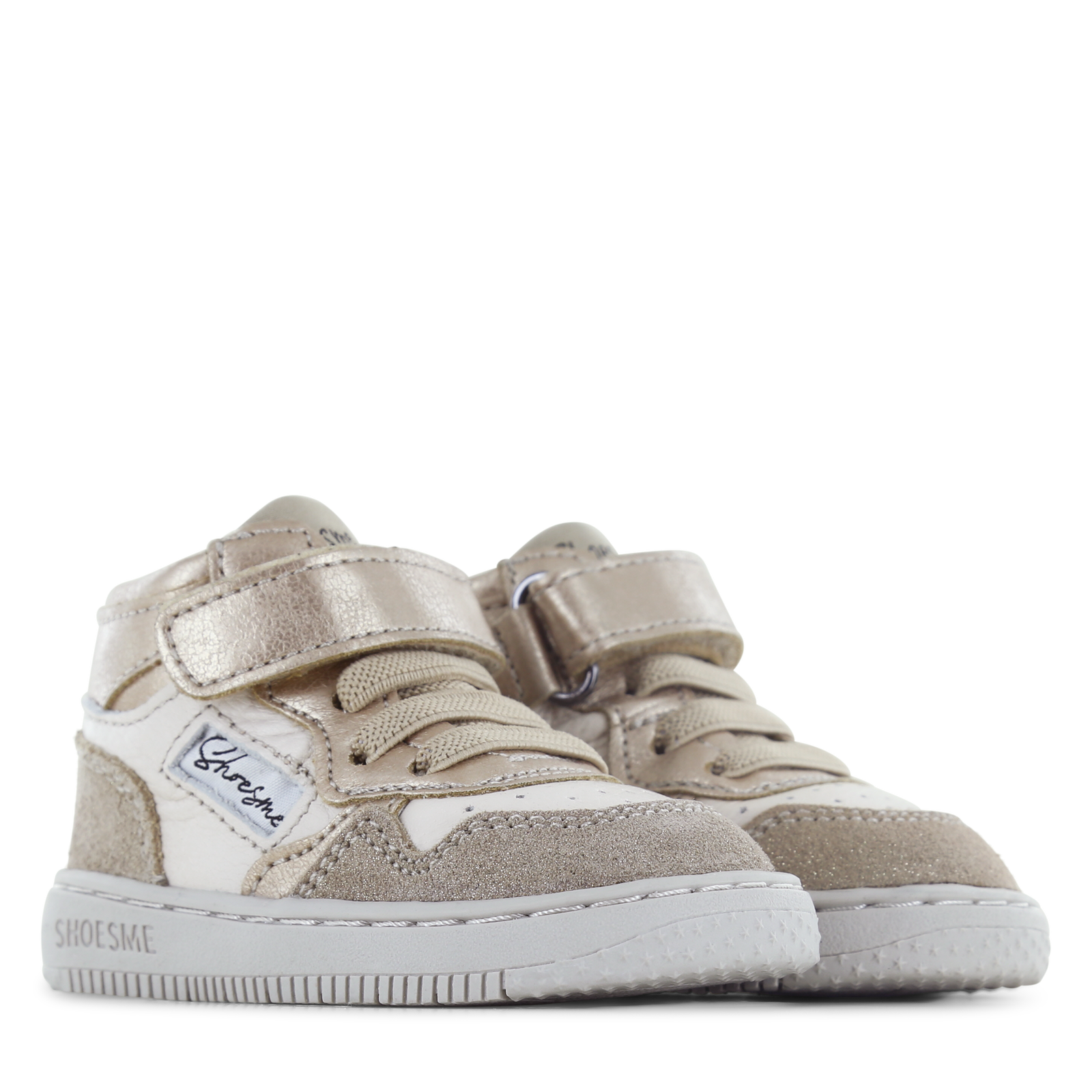 Shoesme beige-gold Sneaker