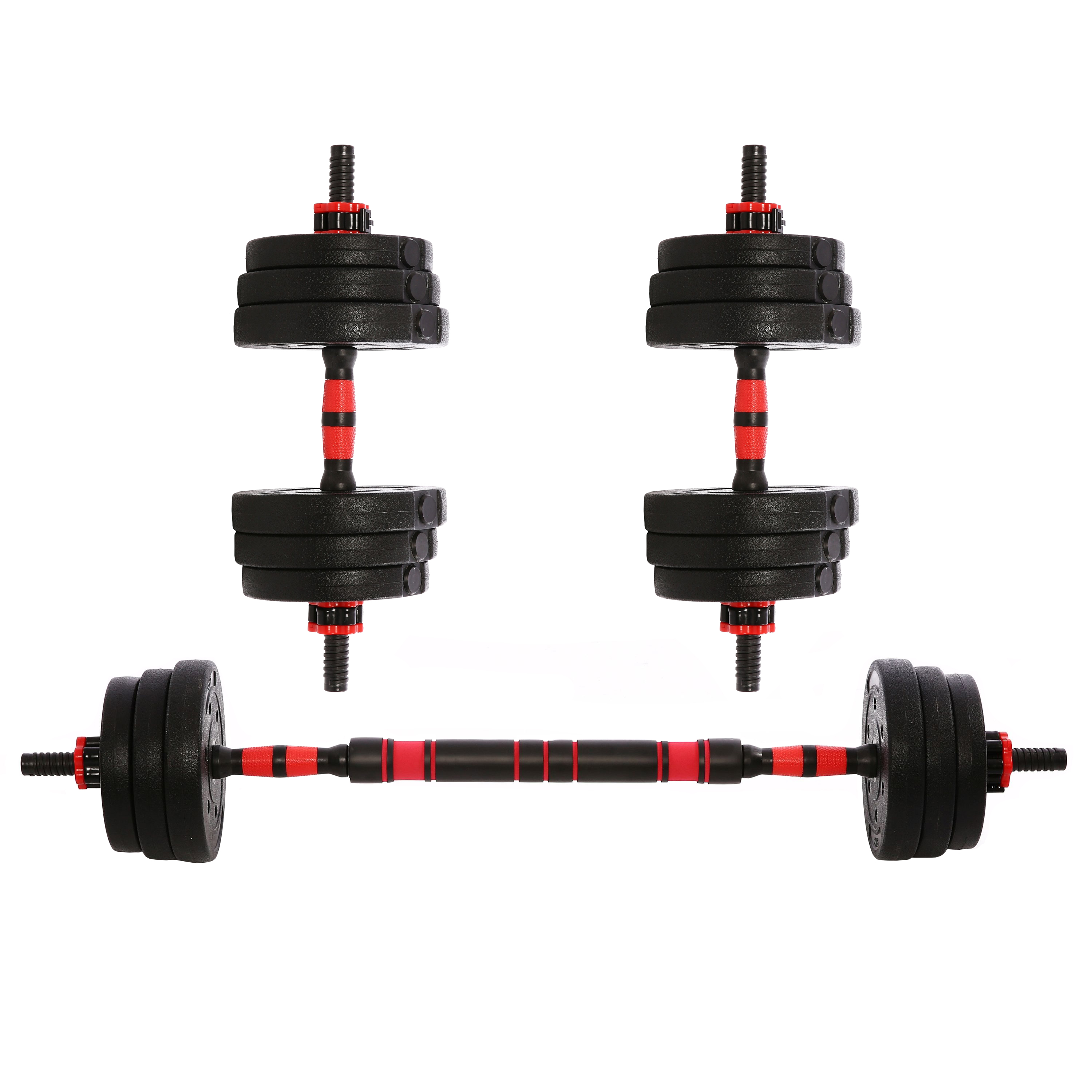 Hantelset Kurz- und Langhantel 20 kg