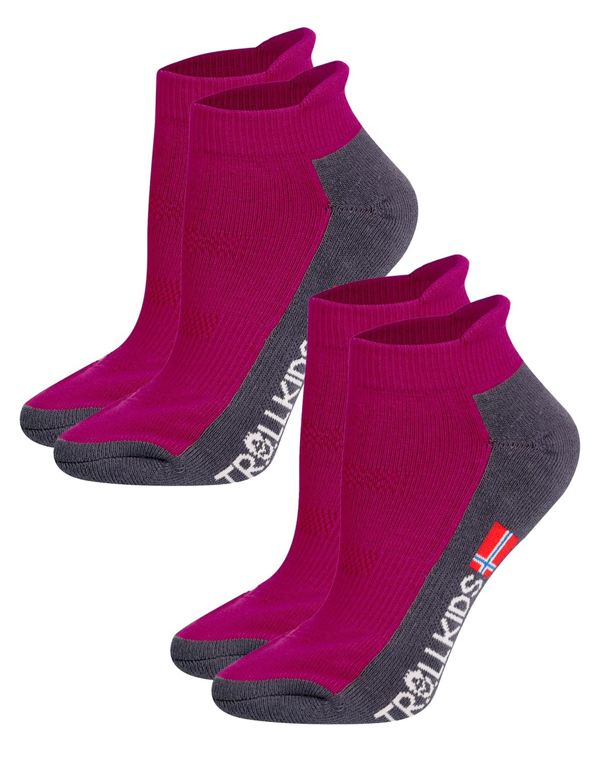 Hiking-Socken LOW CUT 2er-Pack in berry