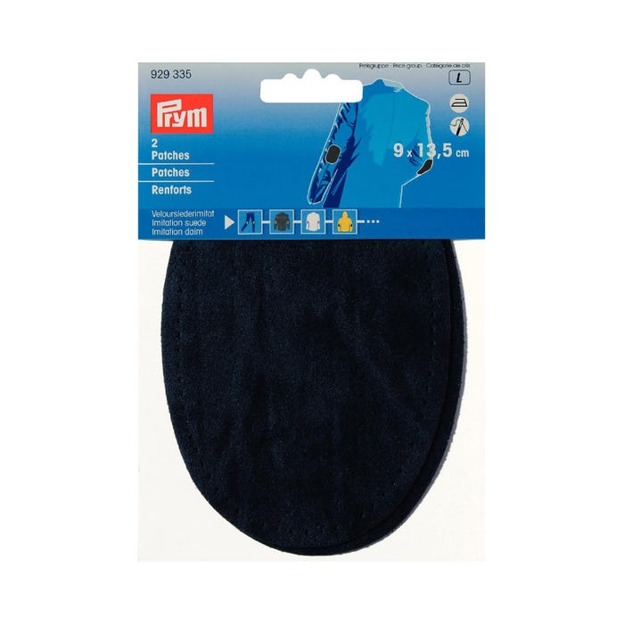 Prym-Set van 2 patches van imitatiesuède 9x13,5cm