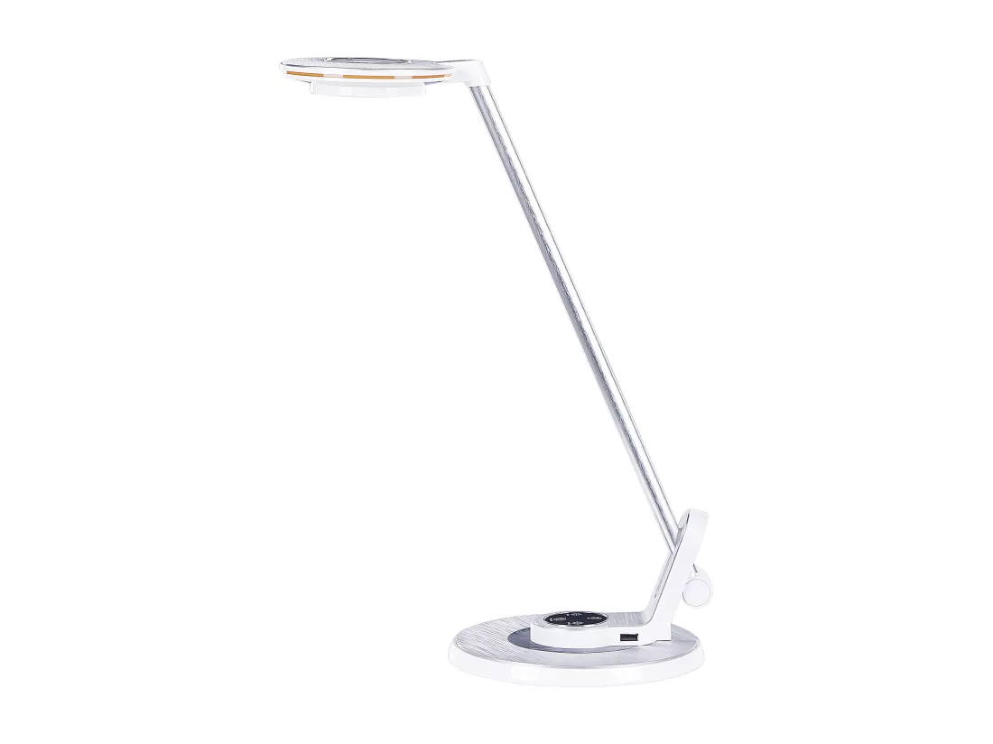 Lampe de bureau LED CORVUS Avec variateur Métal Blanc/argenté