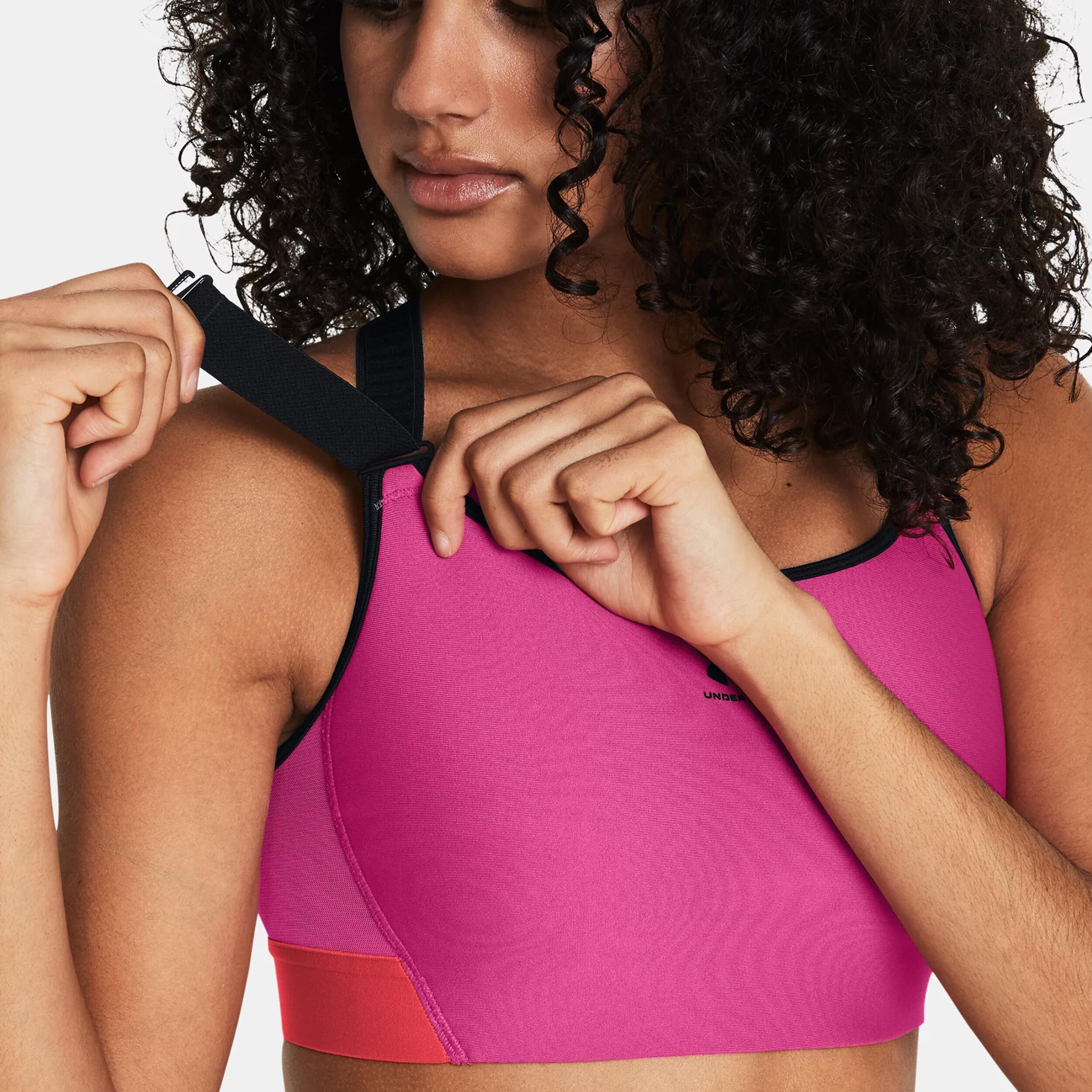 Under Armour Heatgear Armour High Soutien-gorge Sport Femmes - Pink