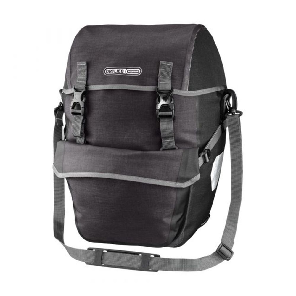 Ortlieb BIKE-PACKER PLUS 2X21L - Sacoches cavalières granite/black