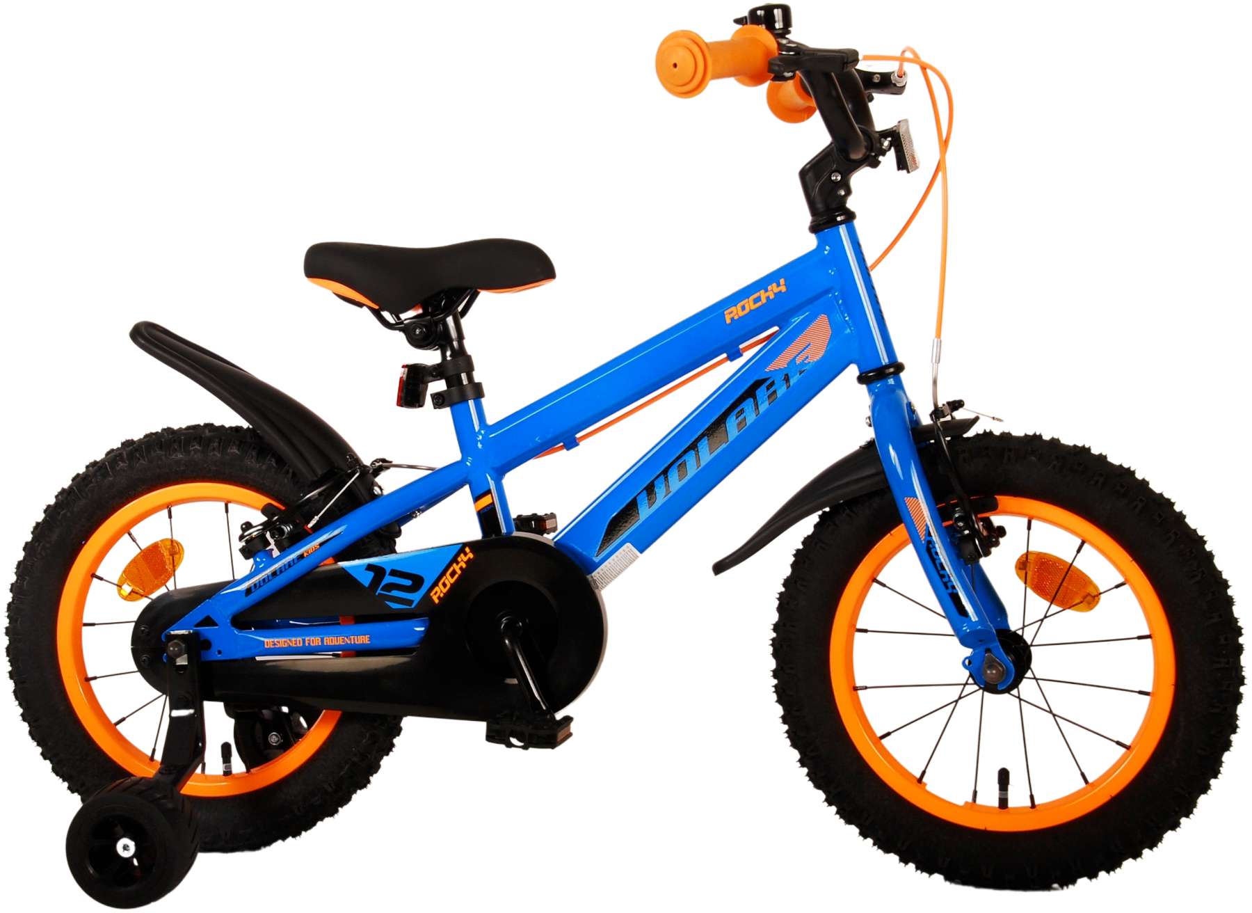 TPFSports Rocky Kinderfahrrad - Jungen - 14 Zoll - Rücktritt + Handbremse - Rot