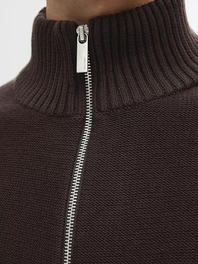 SELECTED Troyer Pullover SLHAXEL braun