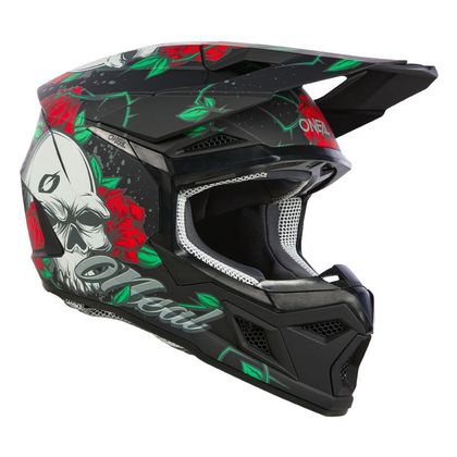 Casque cross O'Neal 3SRS YOUTH - MELANCIA V24 - Noir / Multicolore