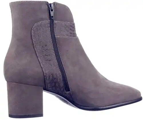 A4307  H ANNALINA TAUPE - maat 43 enkellaars taupe - maat 43 Calandschoen