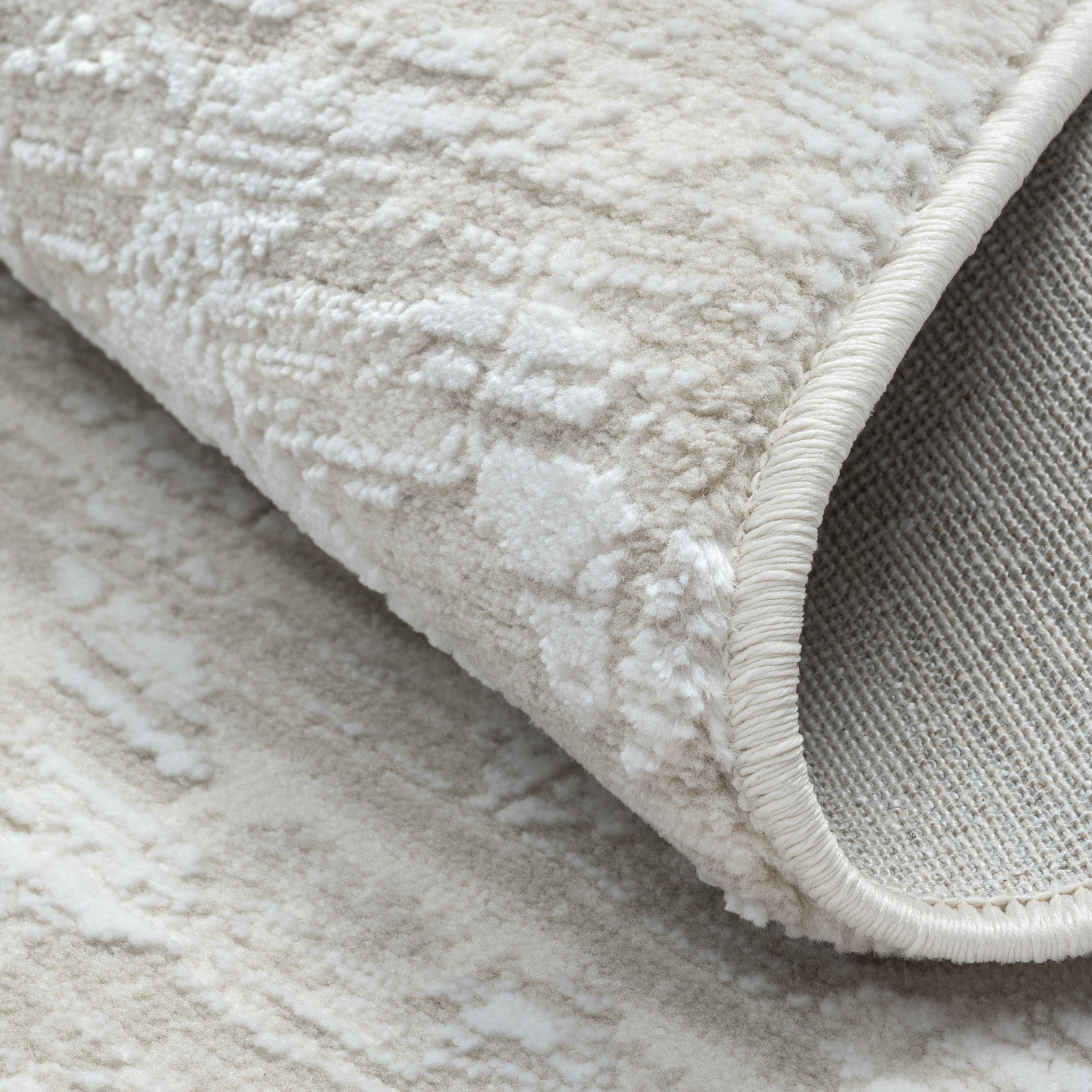 Teppich MY TYPE 2 - beige - rund - Ø 120 cm