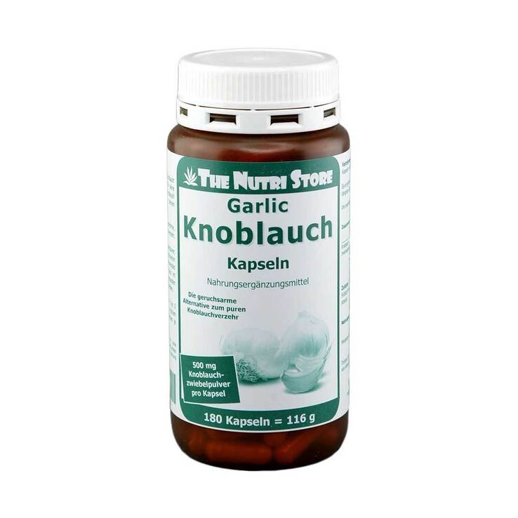 Knoblauch 500 mg geruchsarm Kapseln, 180 St
