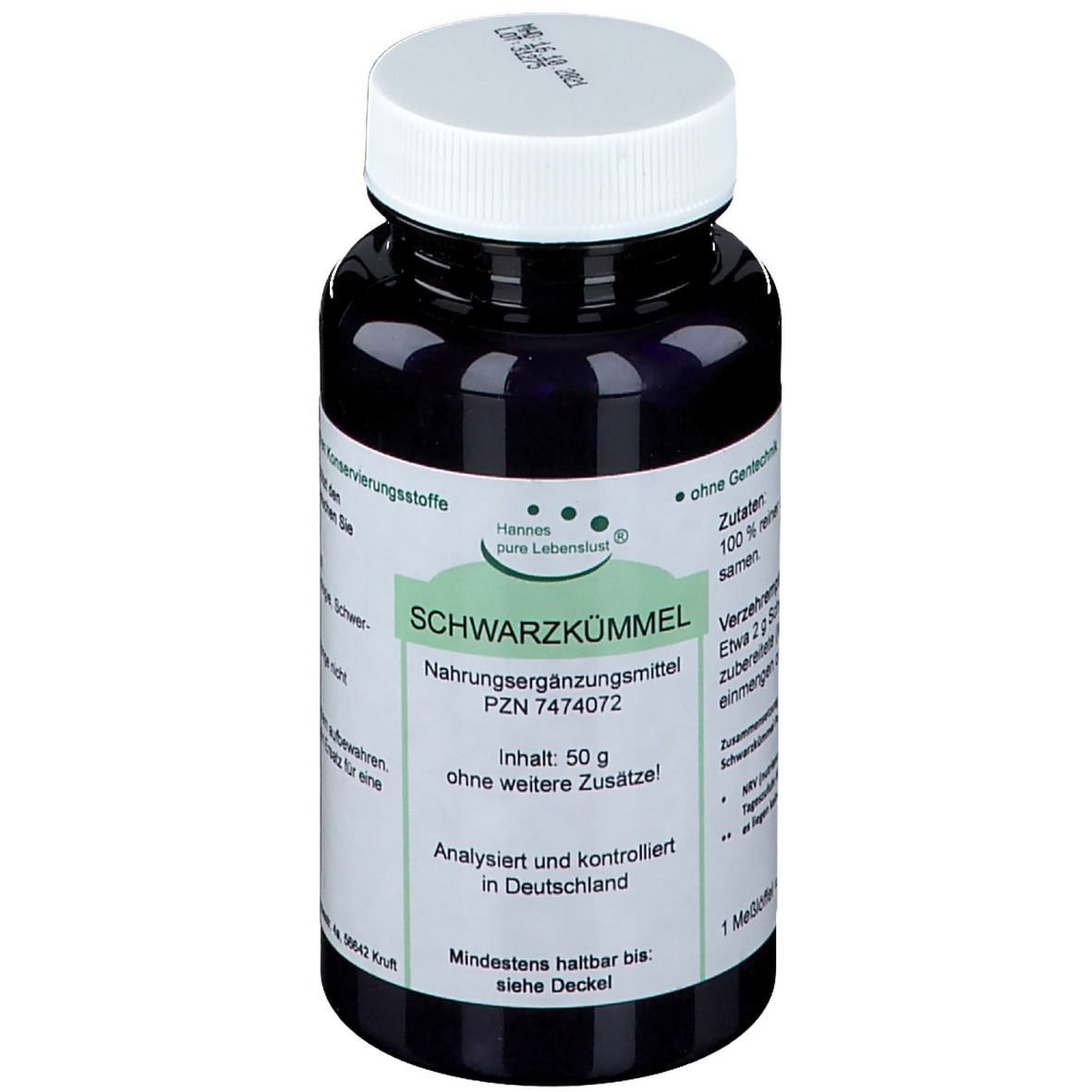 Hannes pure Lebenslust® SCHWARZKÜMMEL