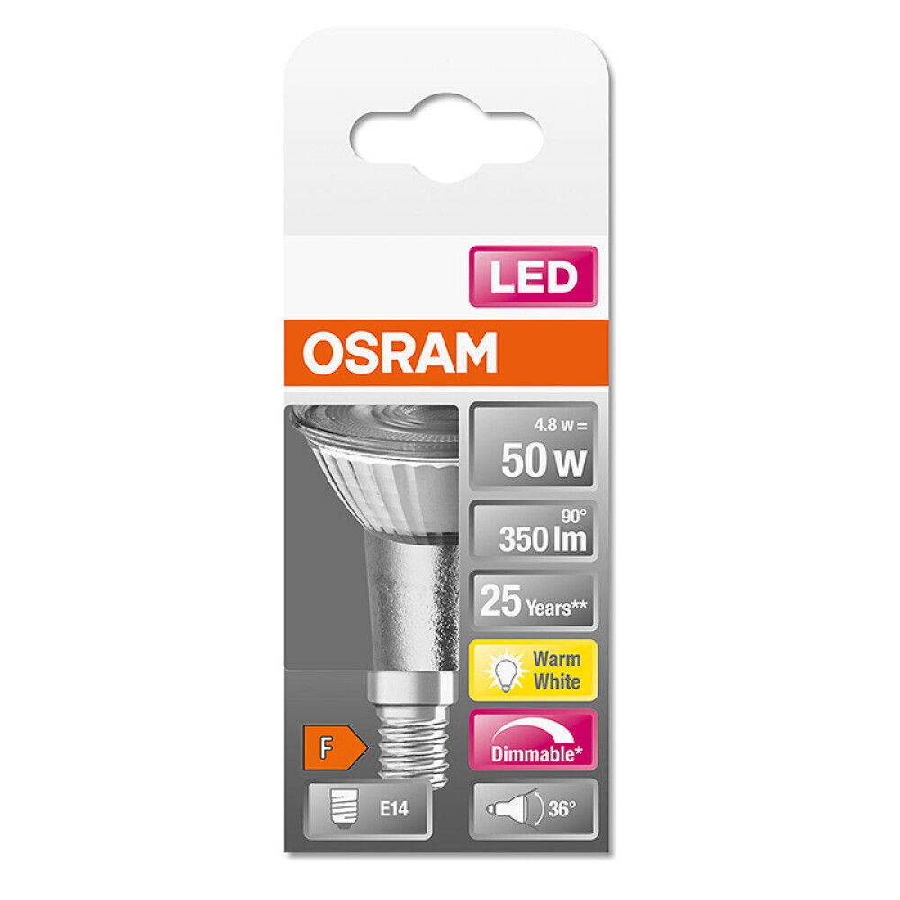 LYSPÆRE OSRAM SUPERSTAR LED DIMBAR E14 4,8W