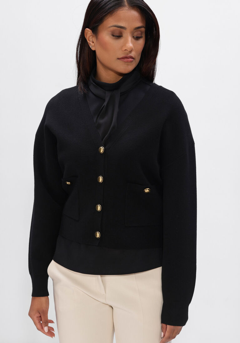 zwarte luisa cerano truien/vesten 438038/5094-00