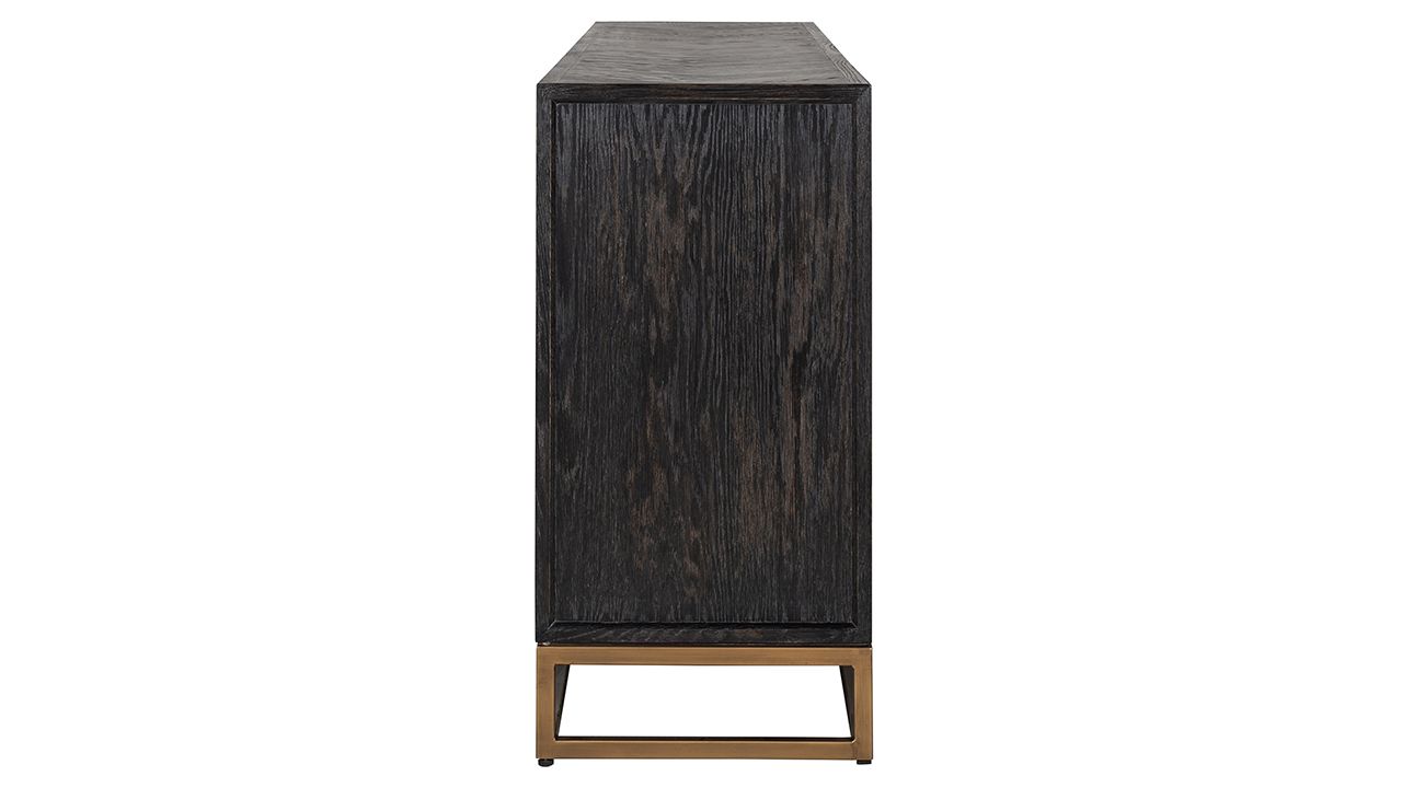 Dressoir 210693 Blackbone Brass B225 x D45 x H91 cm