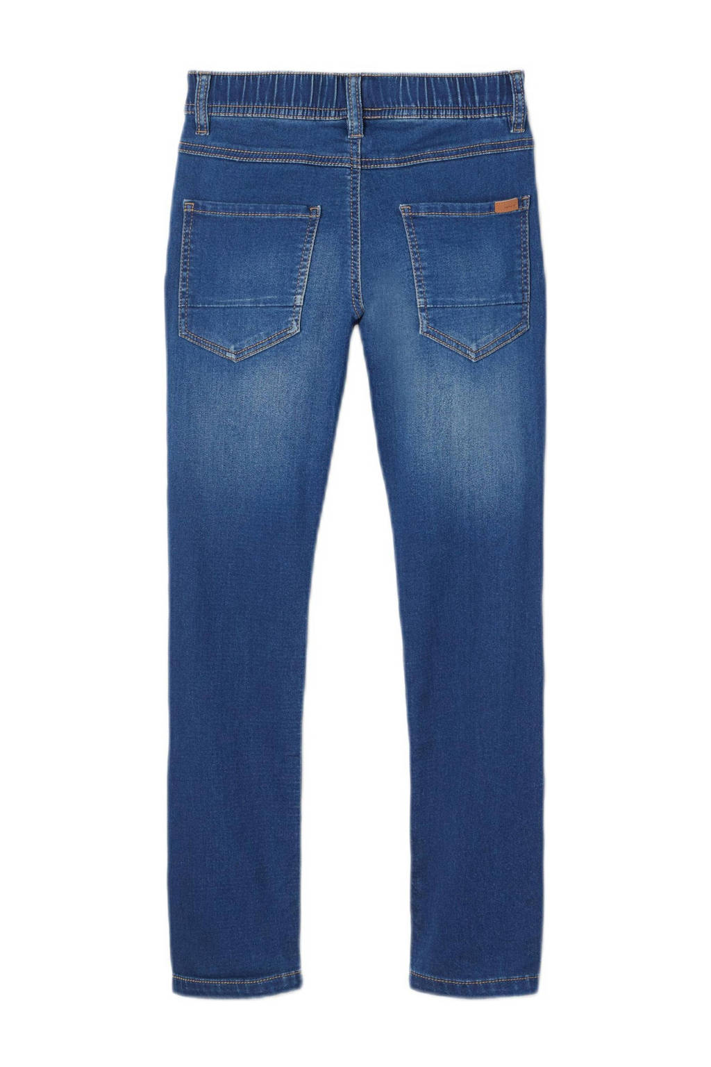 NAME IT slim fit jeans NKMRYAN JOGGER dark blue denim