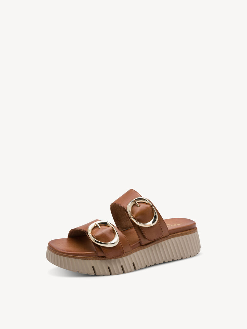 Leren Slipper - bruin