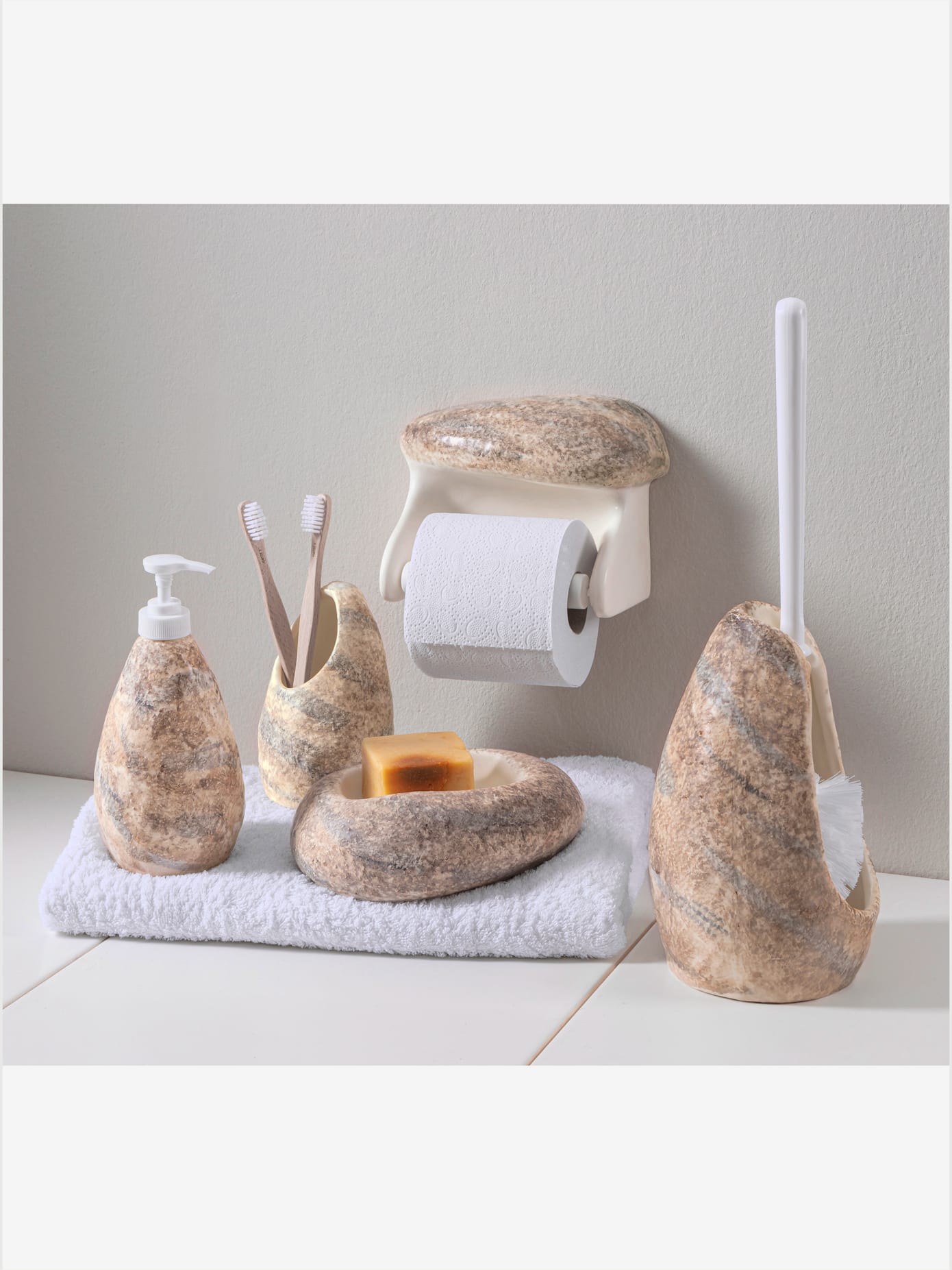 Distributeur de savon céramique italienne de qualité