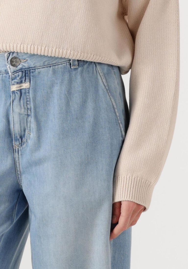 blauwe closed wide jeans jurdy