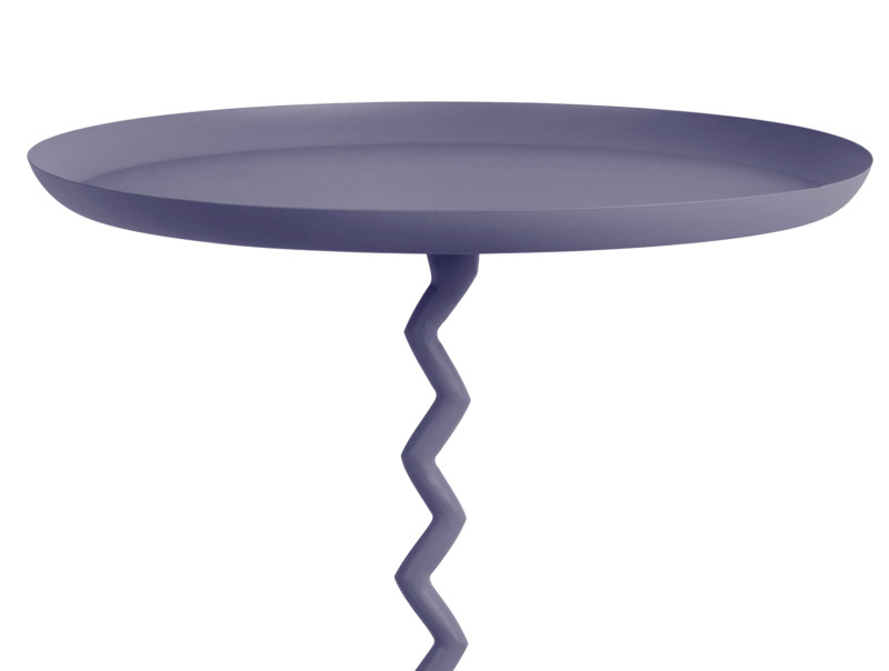 Side Table Zig Zag Large LM2256BL Turquoise blue